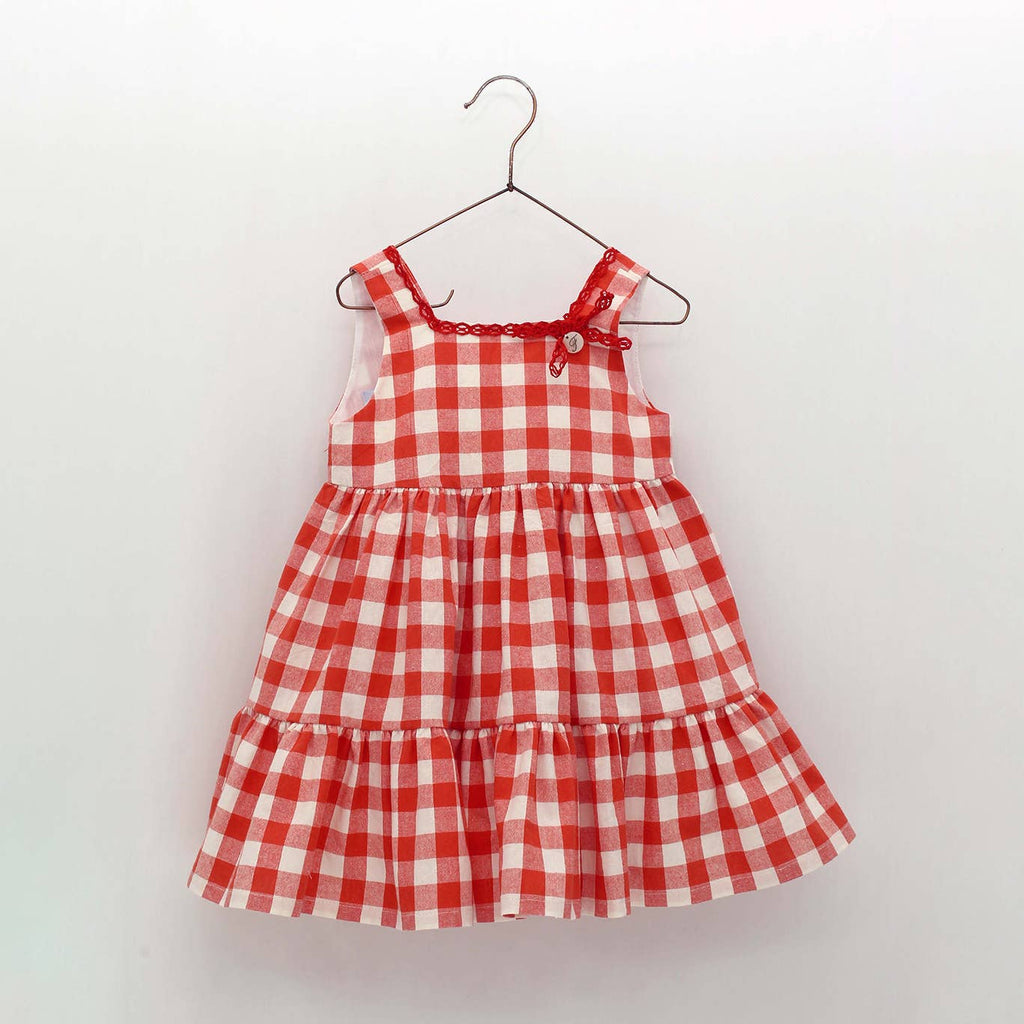 Gingham Dress for little girls