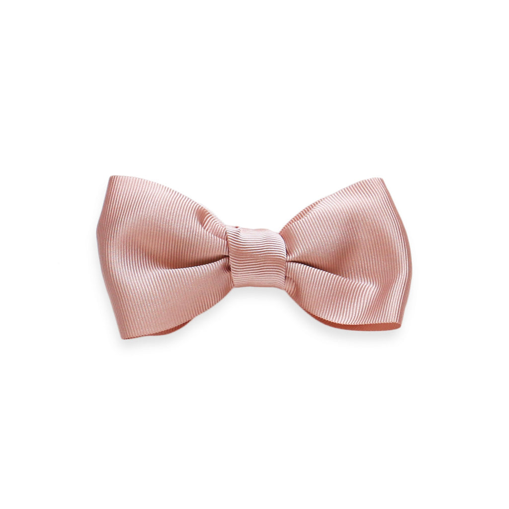 Ballet pink grosgrain hair bow ribbon for little girls