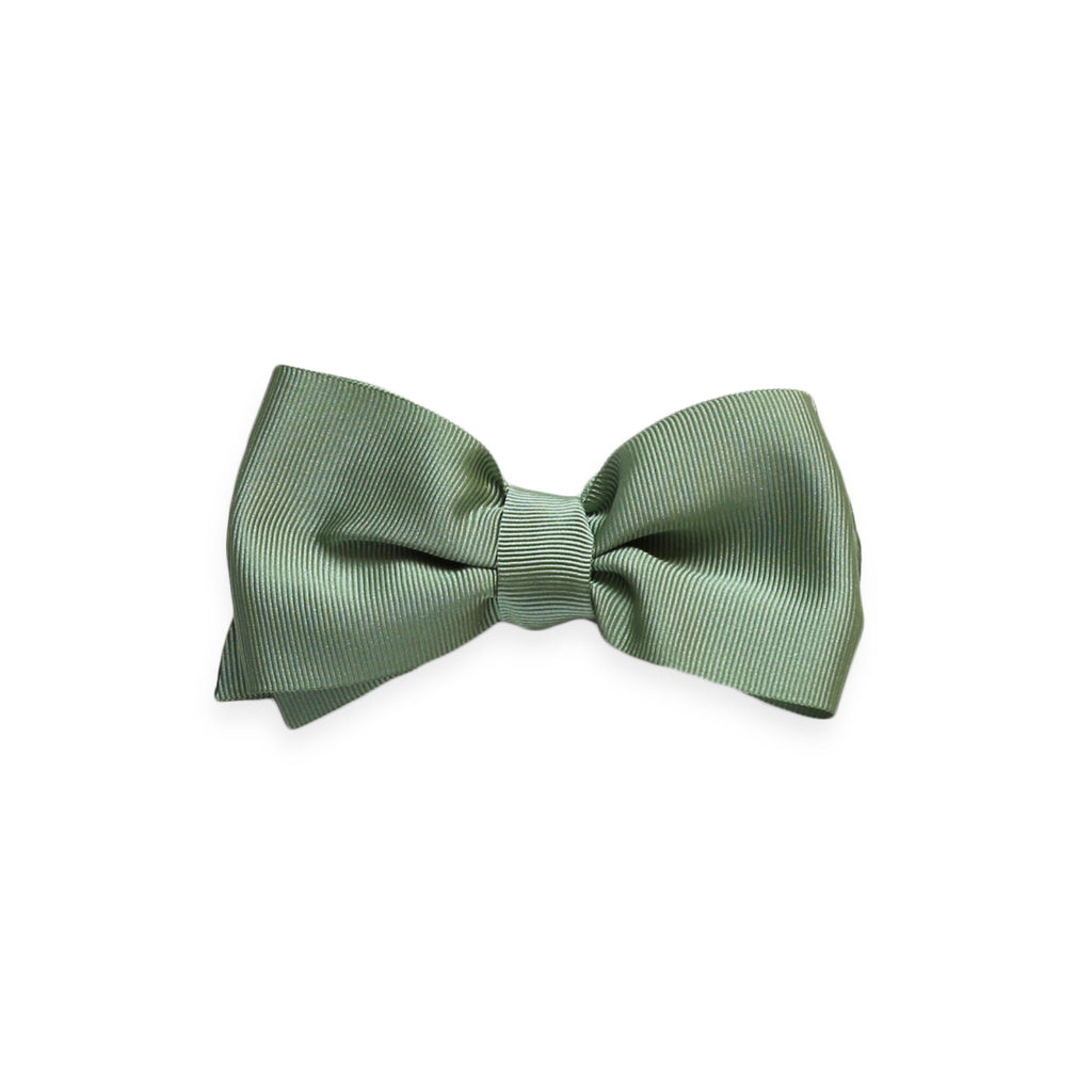 Olive green grosgrain hair bow ribbon for girls