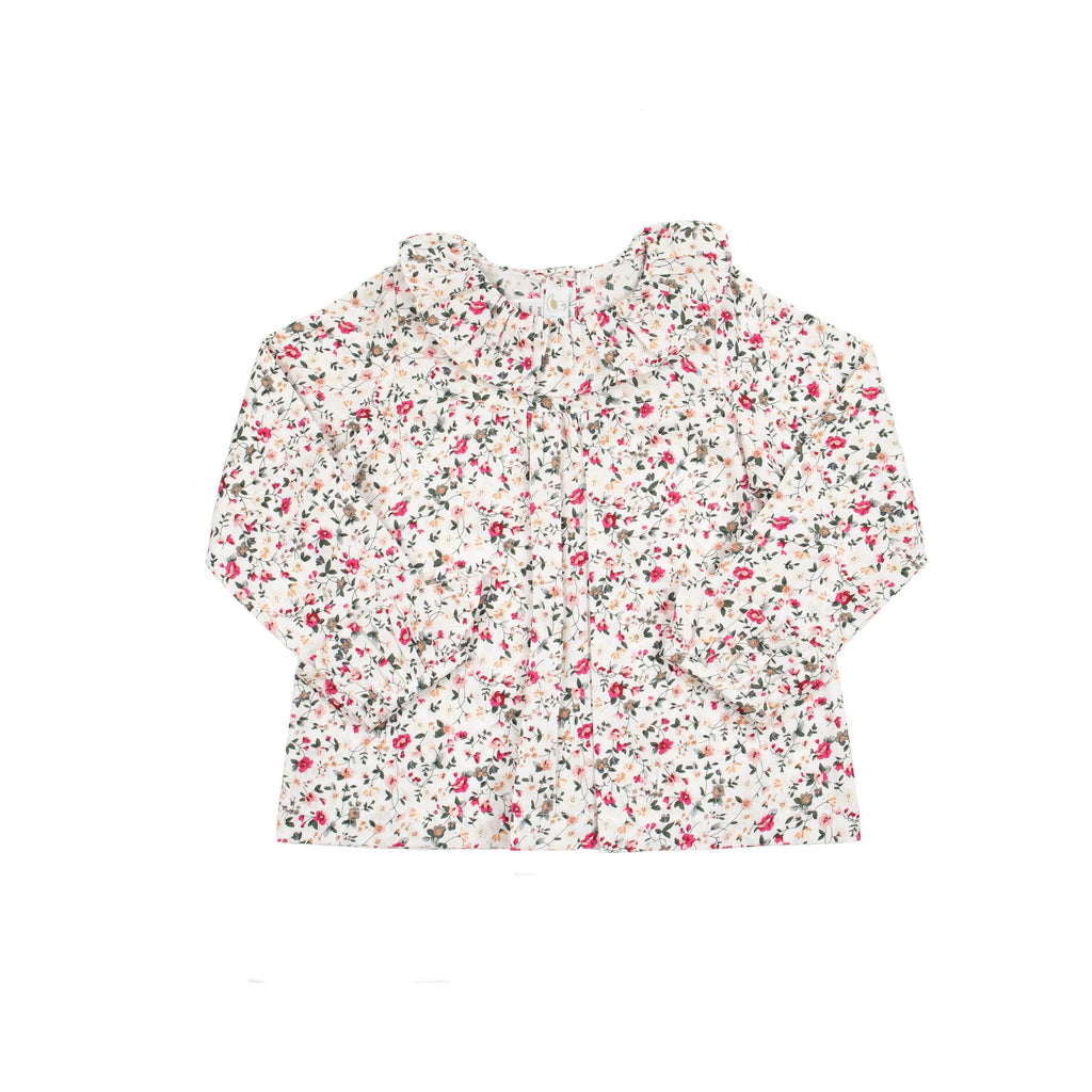 Floral Ruffle Blouse 