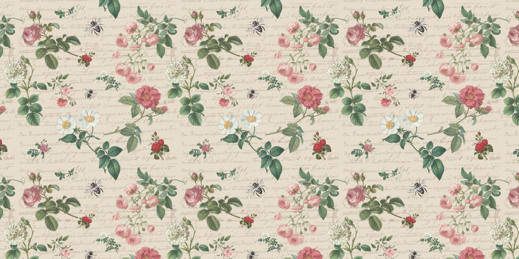 Floral repeat pattern