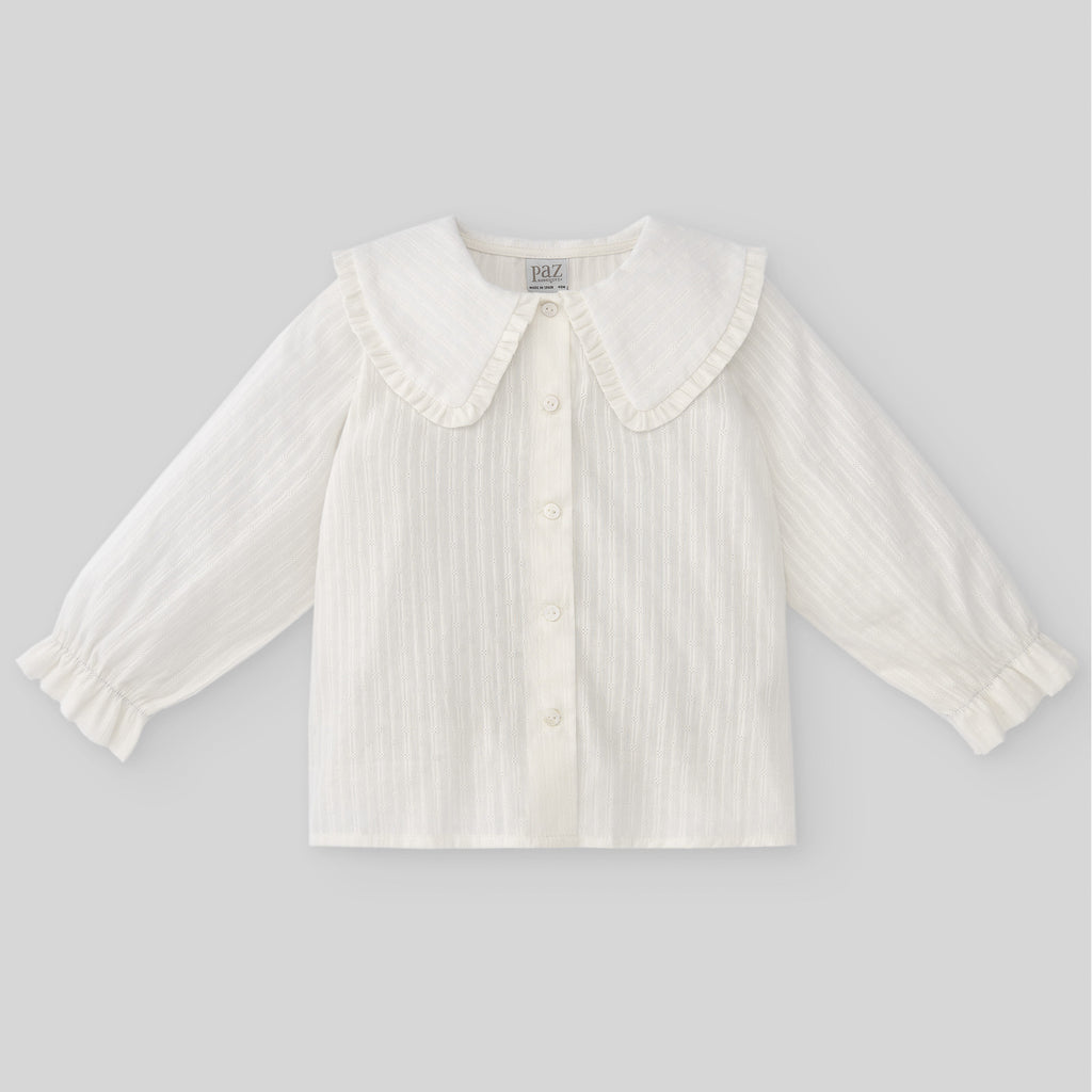 cream blouse for girls 
