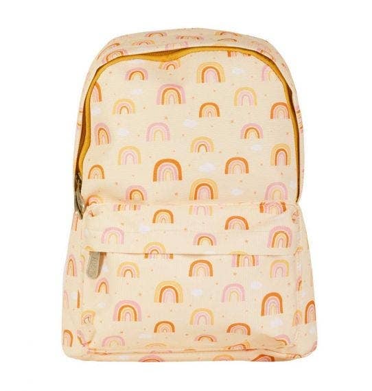 toddler backpack with rainbows 