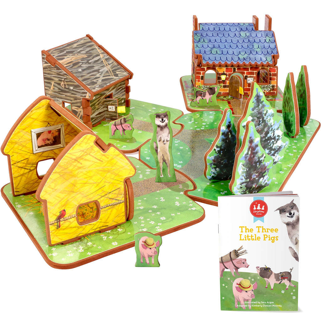3-D puzzle set  by storybook toys 