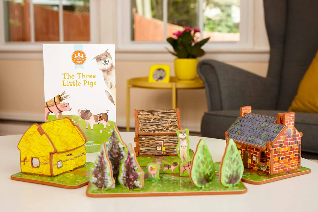The Three Little Pigs Book and Play Set