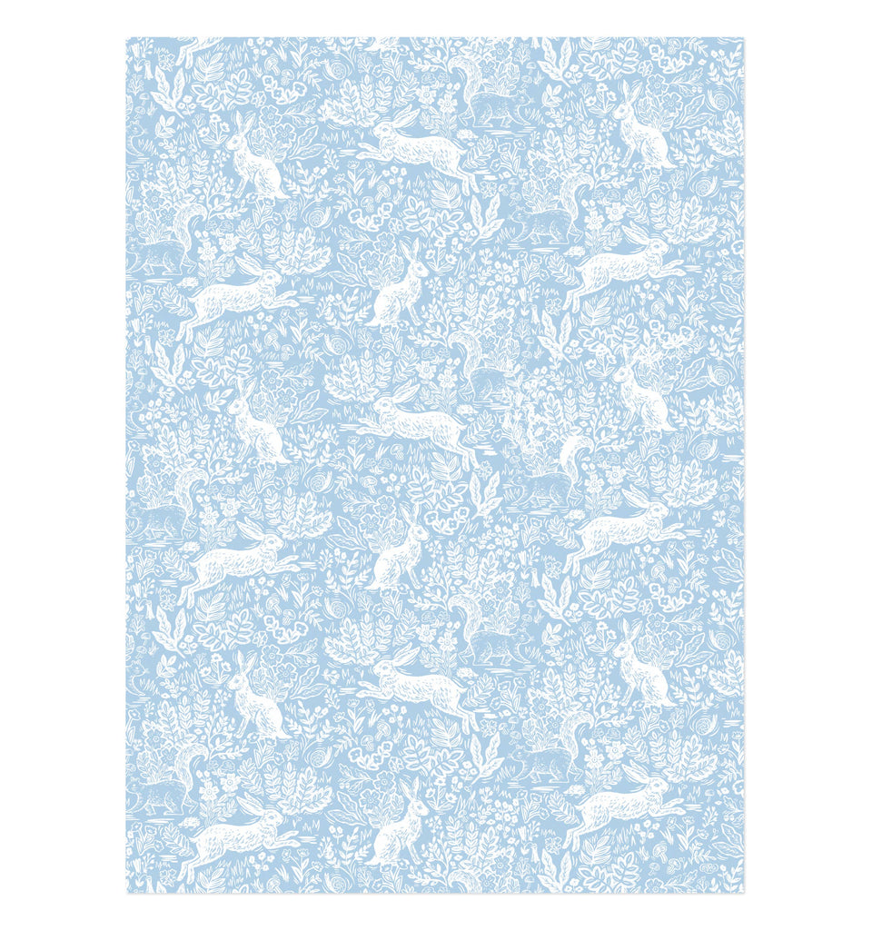 Rifle Paper Co blue wrapping sheets