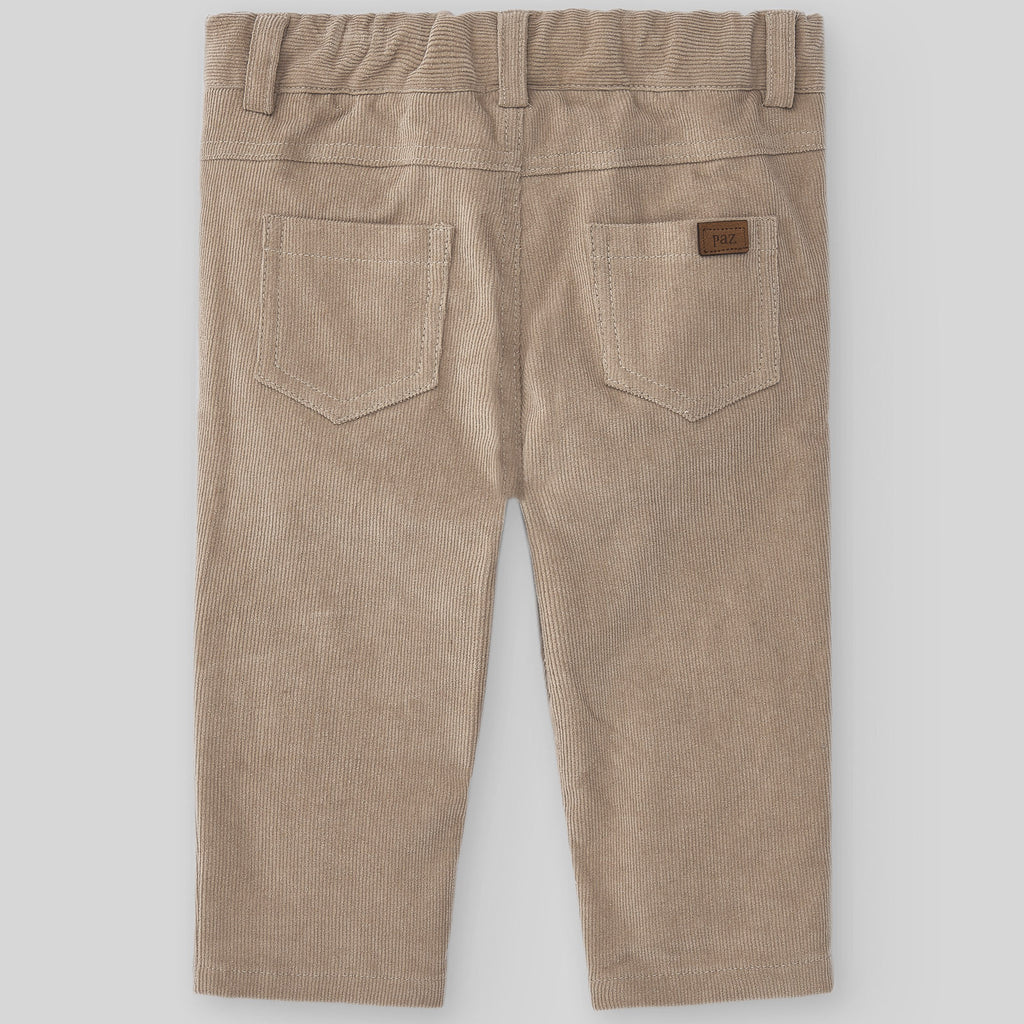 Light brown long corduroy trousers