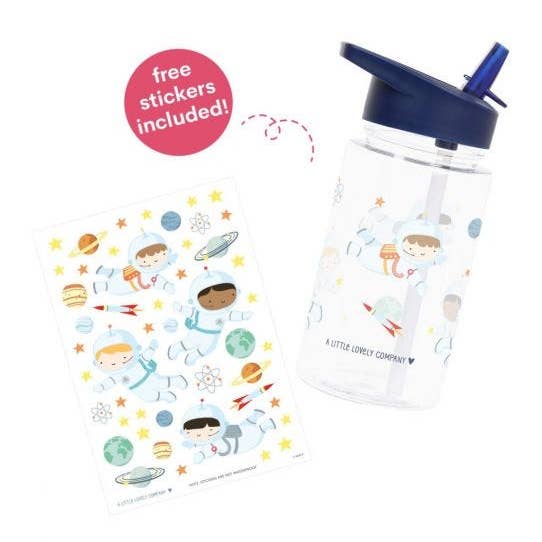 water bottle with stickers