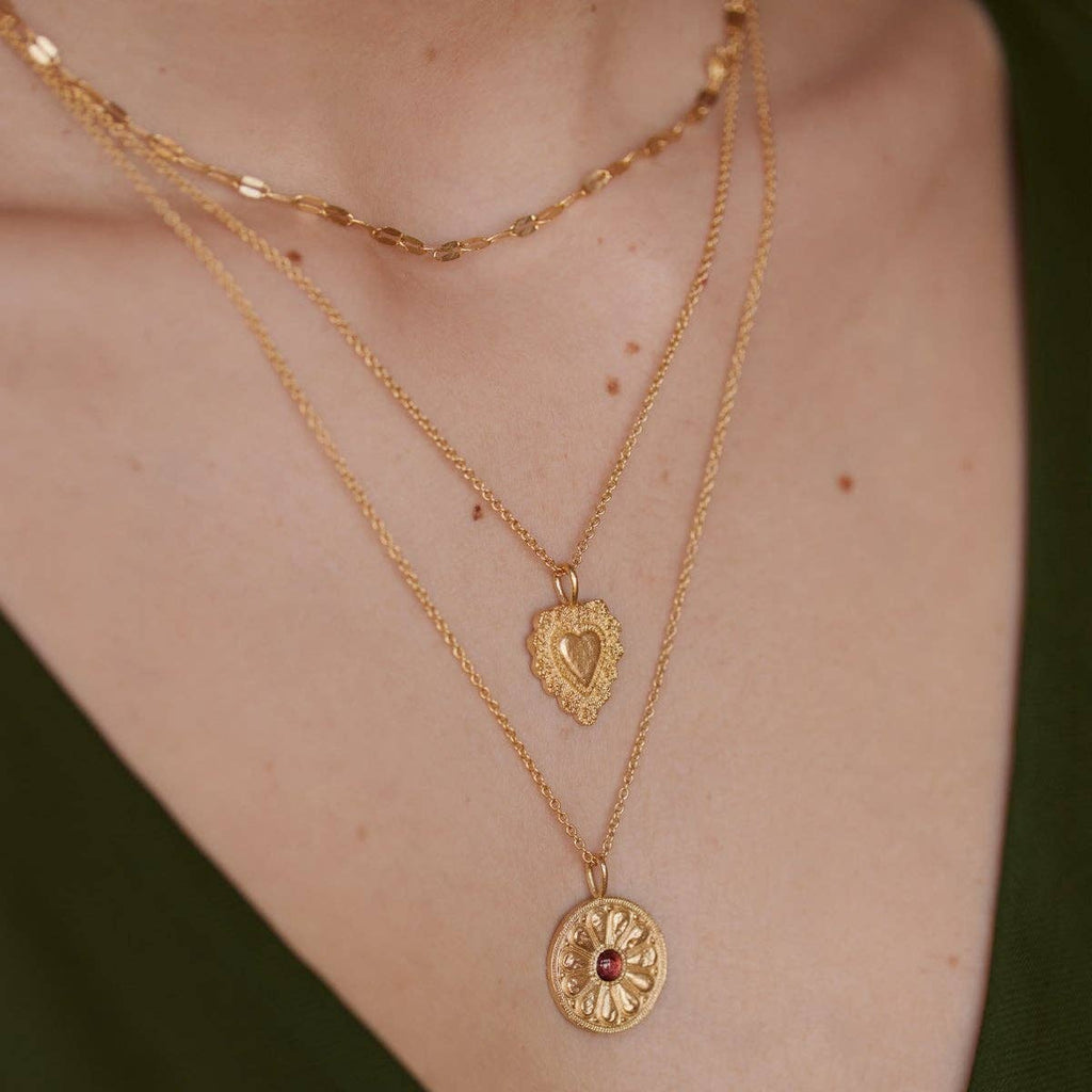 layered necklaces for a dainty look 